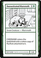 Domesticated Mammoth - Mystery Booster Playtest Cards 2021