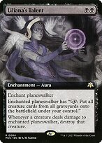 Liliana's Talent - March of the Machine Commander - Extended Art