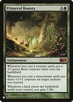 Primeval Bounty - The List