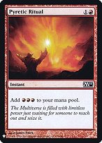 Pyretic Ritual - The List - Promo Foil