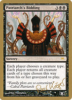 Patriarch's Bidding - World Championship Decks 2003