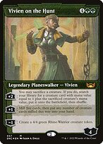 Vivien on the Hunt - Streets of New Capenna - Etched Foil, Showcase