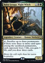 Baba Lysaga, Night Witch - Battle for Baldur's Gate Promos - Promo Foil