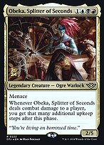 Obeka, Splitter of Seconds - Outlaws of Thunder Junction Promos - Promo Foil