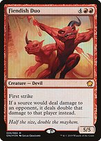 Fiendish Duo - Game Night 2019 - Promo Foil