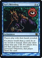 Zur's Weirding - The List - Promo Foil