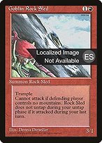 Trineo de roca trasgo (Goblin Rock Sled) - Fourth Edition Foreign Black Border