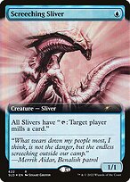 Screeching Sliver - Secret Lair Drop - Extended Art