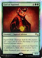 Earl of Squirrel - The List (Unfinity Foil Edition) - Promo Foil