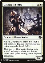 Desperate Sentry - The List