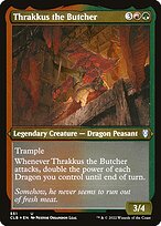 Thrakkus the Butcher - Commander Legends: Battle for Baldur's Gate - Etched Foil