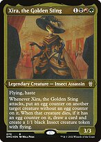 Xira, the Golden Sting - Dominaria United Commander - Etched Foil