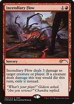 Incendiary Flow - Friday Night Magic 2017 - Promo Foil