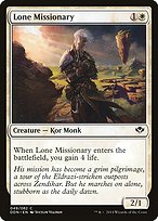 Lone Missionary - Duel Decks: Speed vs. Cunning