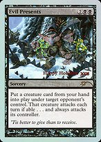 Evil Presents - Happy Holidays - Promo Foil