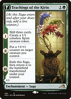 Teachings of the Kirin // Kirin-Touched Orochi - Kamigawa: Neon Dynasty - Extended Art