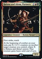 Halana and Alena, Partners - Innistrad: Crimson Vow Promos - Promo Foil