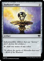 Darksteel Ingot - Commander Masters