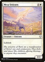 Mesa Unicorn - The List