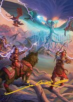 All-Out Assault - Tarkir: Dragonstorm Art Series - Borderless