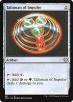 Talisman of Impulse - Starter Commander Decks