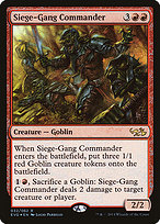 Siege-Gang Commander - Duel Decks Anthology: Elves vs. Goblins - Promo Foil