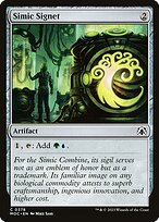 Simic Signet - March of the Machine Commander