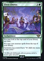 Elven Chorus - Tales of Middle-earth Promos - Promo Foil