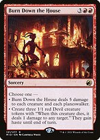 Burn Down the House - Innistrad: Midnight Hunt Promos