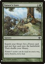 Nature's Lore - The List