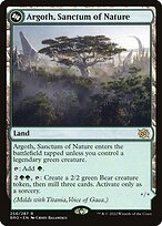 Argoth, Sanctum of Nature // Titania, Gaea Incarnate - The Brothers' War