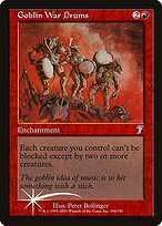 Goblin War Drums - Seventh Edition - Promo Foil