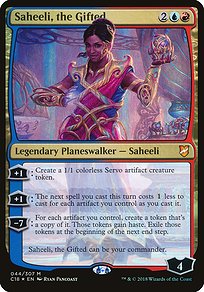 Saheeli, the Gifted - Commander 2018 Oversized - Promo Foil