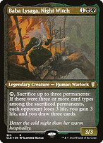 Baba Lysaga, Night Witch - Commander Legends: Battle for Baldur's Gate - Etched Foil