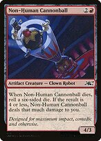 Non-Human Cannonball - Unfinity - Galaxy Foil