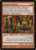 Initiate of Blood // Goka the Unjust - Champions of Kamigawa