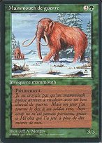 Mammouth de guerre (War Mammoth) - Foreign Black Border