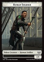 Human Soldier - Duskmourn: House of Horror Commander Tokens