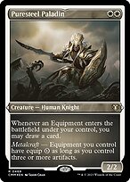 Puresteel Paladin - Commander Masters - Etched Foil