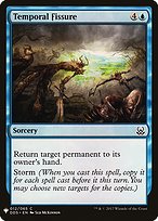 Temporal Fissure - The List