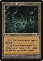 Rootwater Depths - The List