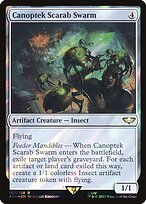 Canoptek Scarab Swarm - Warhammer 40,000 Commander - Surge Foil