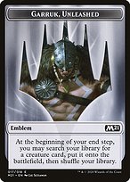 Garruk, Unleashed Emblem - Core Set 2021 Tokens