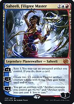 Saheeli, Filigree Master - The Brothers' War Promos - Promo Foil