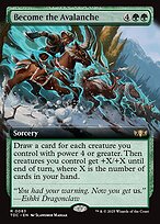Become the Avalanche - Tarkir: Dragonstorm Commander - Extended Art