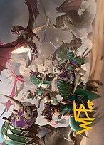 United Battlefront - Tarkir: Dragonstorm Art Series - Borderless