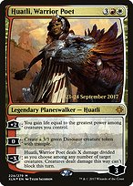 Huatli, Warrior Poet - Ixalan Promos - Promo Foil