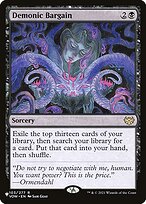 Demonic Bargain - The List