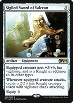 Sigiled Sword of Valeron - Core Set 2019 Promos