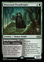 Mosswood Dreadknight // Dread Whispers - Wilds of Eldraine Promos